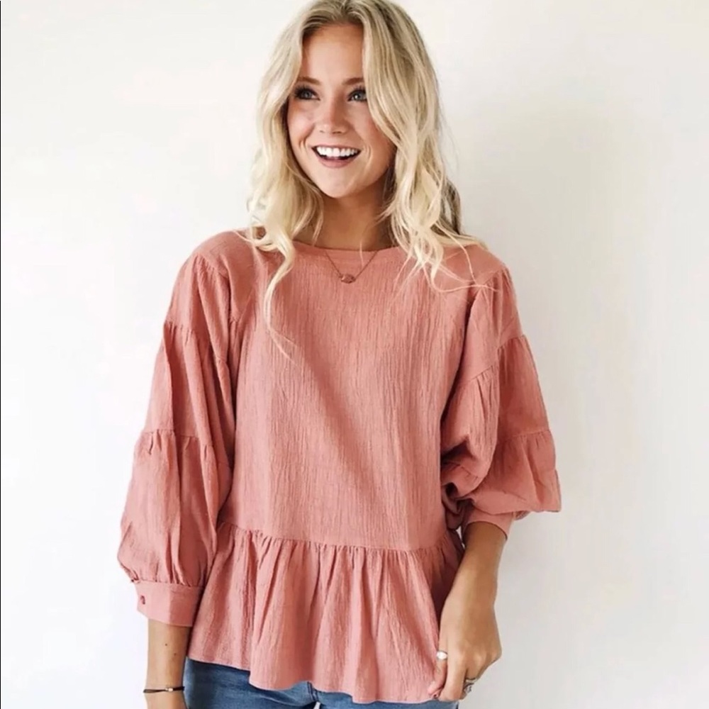 Peplum Top
